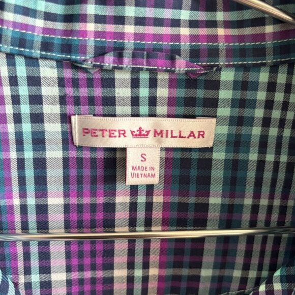 Peter Miller Womens 3/4 Sleeve Plaid Shirt Dress Multicolor Size Small - Picture 5 of 9